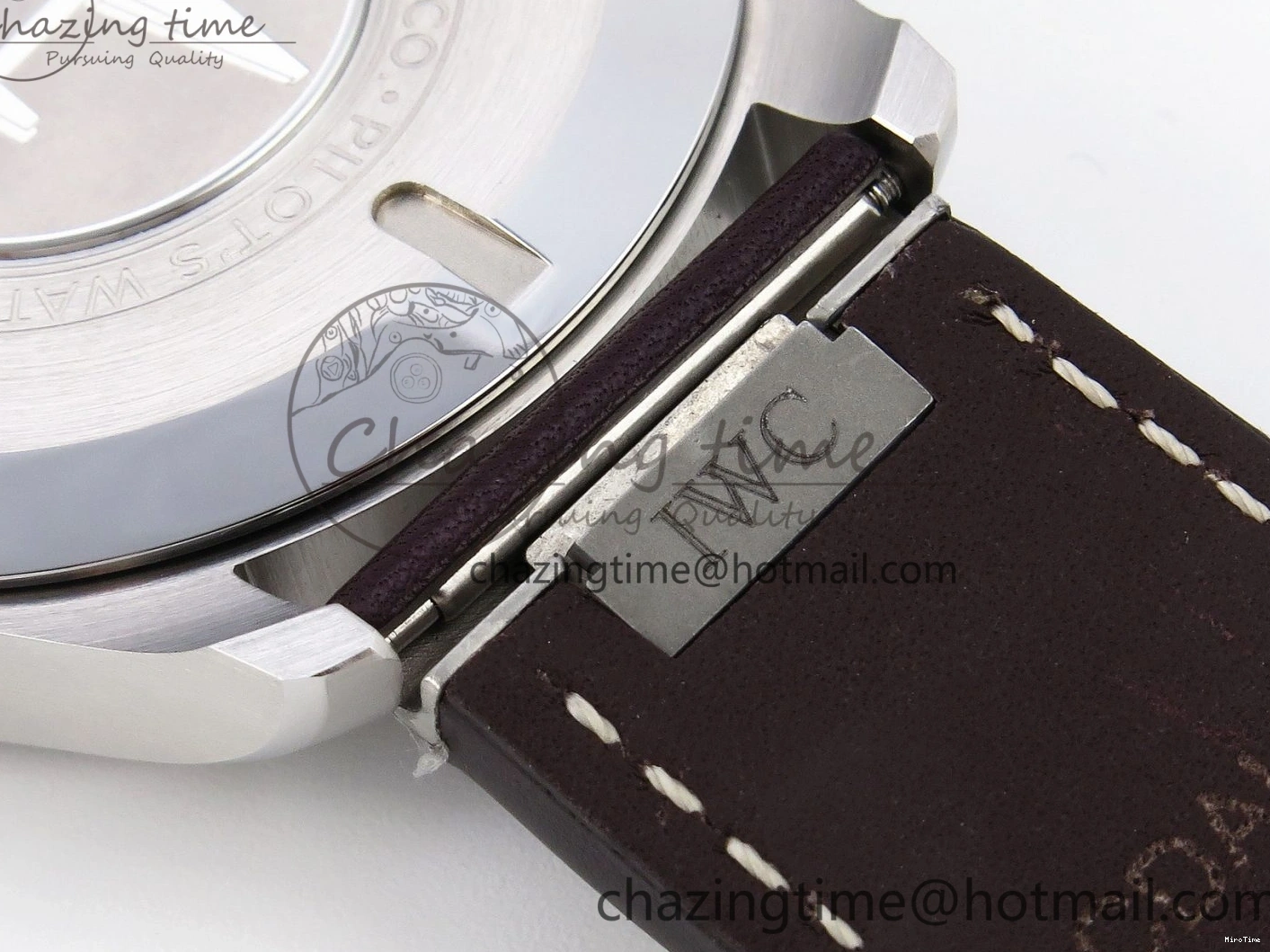 MIROTIME 0127 Pilot Mark XX IW328205 ZF 1:1 Best Edition Green Dial on Brown Leather Strap A UrbanStyle 7029